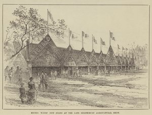 Il nuovo stand dei signori Webb alla recente Fiera Agricola di Shrewsbury da Herbert Railton